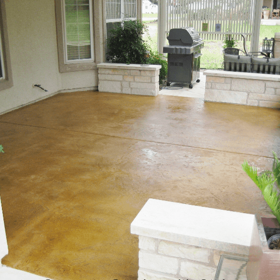 concrete staining patio new braunfels