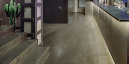 stain polished concrete